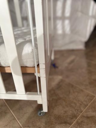 Cuna Micuna bebé + colchón