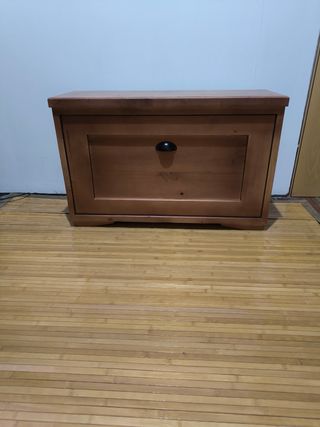 Banco zapatero madera marrón
