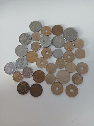 Lote Monedas Antiguas Pesetas