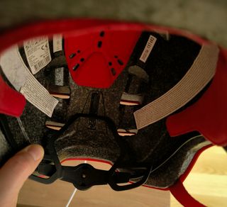 Casco bici niños rojo