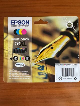 Multipack Epson 16XL Tinta Negra