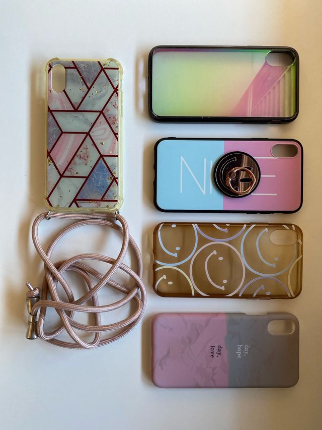 Fundas iPhone XS - 5 unidades