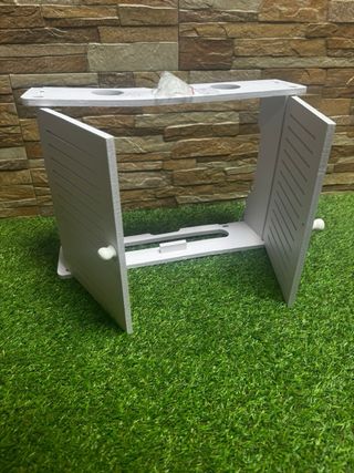 Mueble blanco para ocultamiento de router