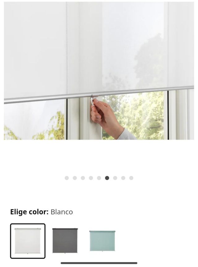 Estor enrollable Ikea - Blanco