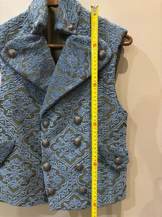 Chaleco fallero - Tela de tapiceria Vives y Mari