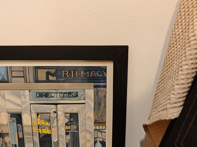 Cuadro lamina Richard Estes: Cabinas Telefónicas