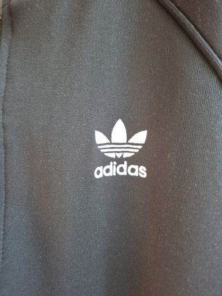 Chaqueta Adidas negra vintage talla S