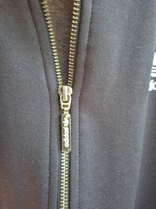 Chaqueta Adidas negra vintage talla S