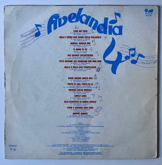 Fivelandia 4 LP Cristina d’Avena 1986 Five Record
