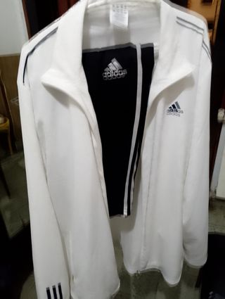 Chándal Adidas blanco y negro