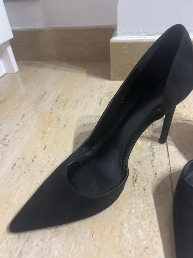 Zapatos negros Mango tacón alto