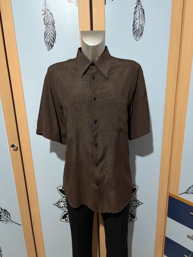 Camicia Nazzareno G - Marrone/Nero - Tg L