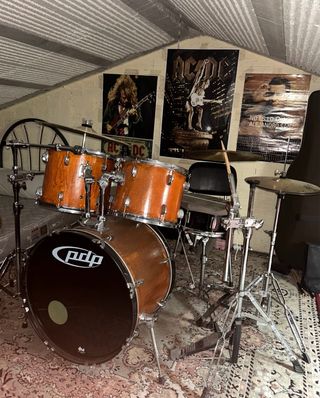 Batería acústica madera PDP
