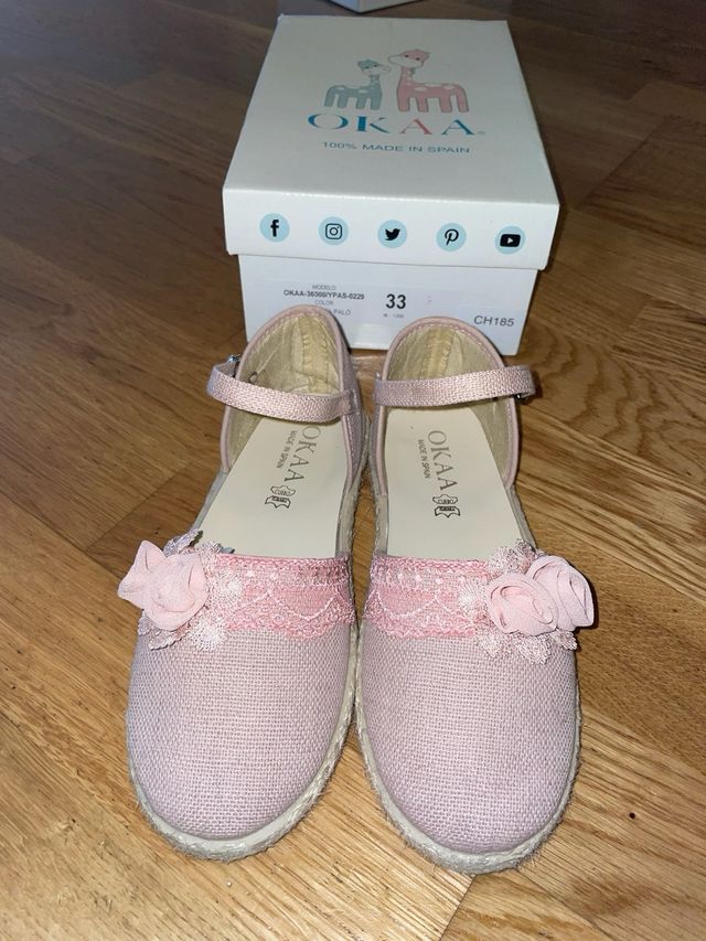 Zapatos niña OKAA 33 - Rosa