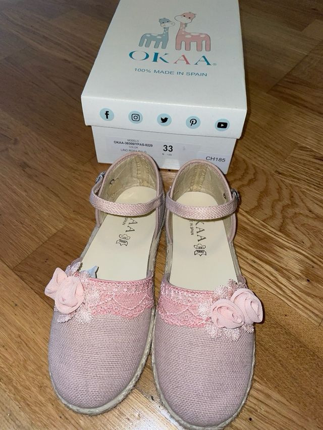 Zapatos niña OKAA 33 - Rosa