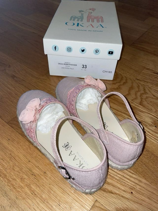 Zapatos niña OKAA 33 - Rosa
