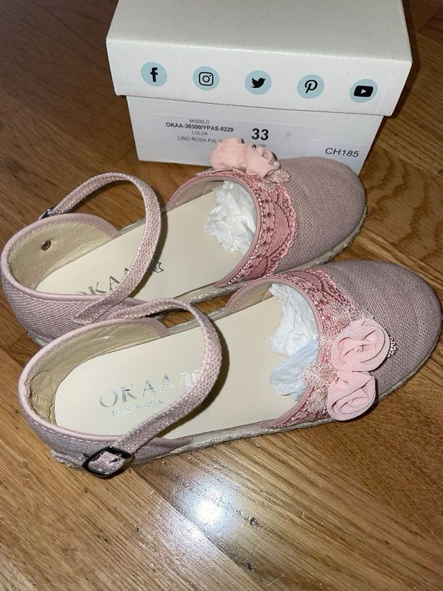 Zapatos niña OKAA 33 - Rosa