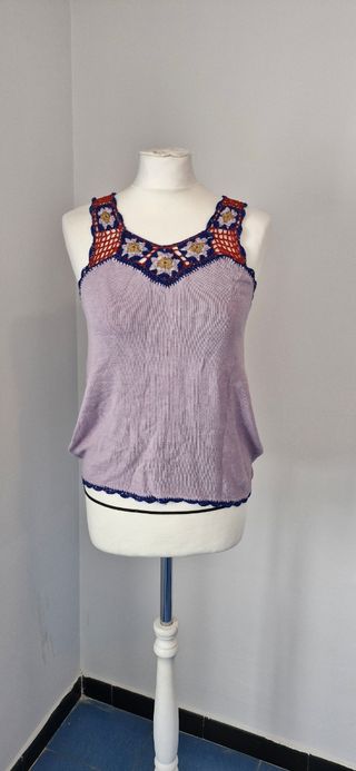 Top crochet Nomeolvides M
