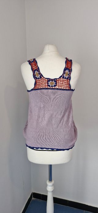 Top crochet Nomeolvides M