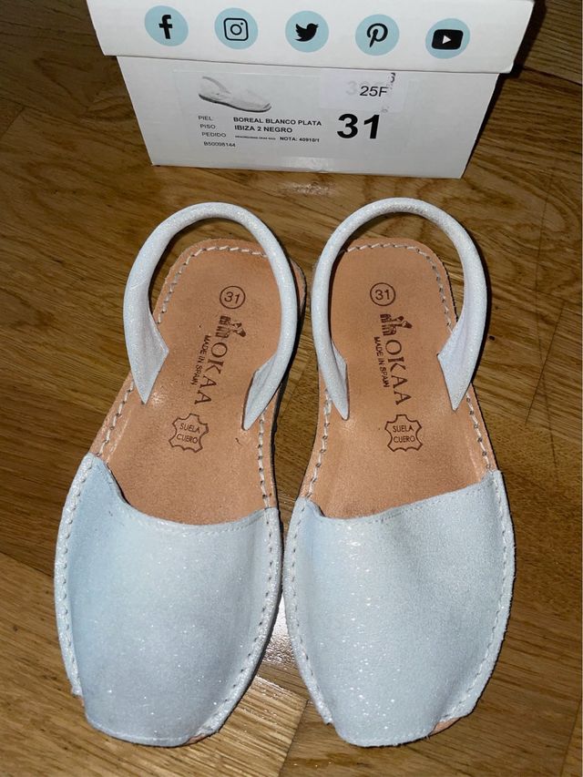 Sandalias OKAA niña 31 - Piel