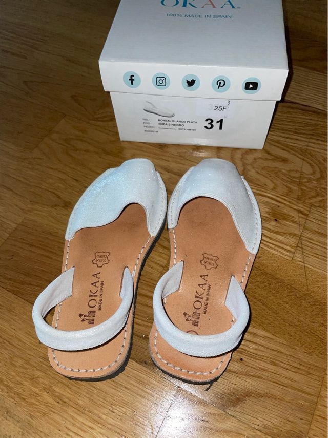 Sandalias OKAA niña 31 - Piel