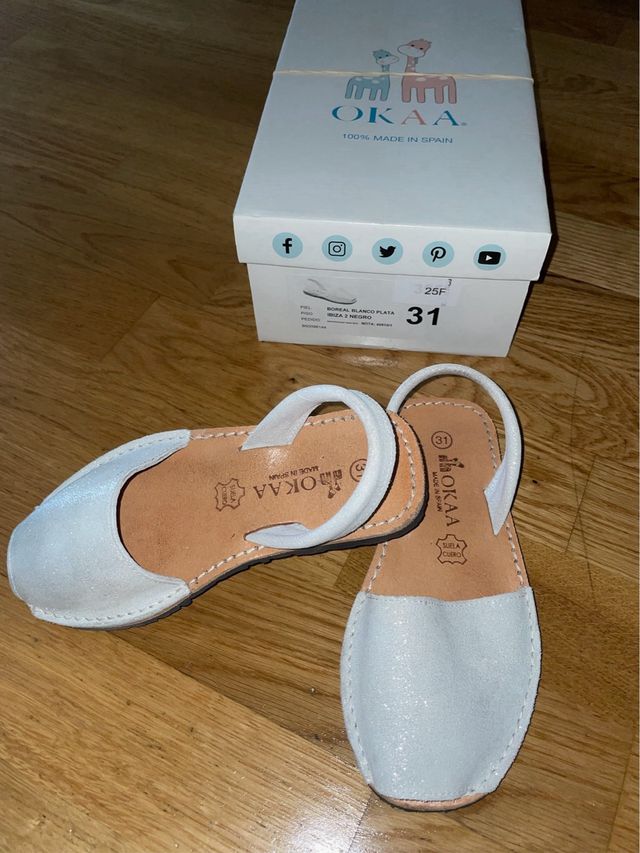 Sandalias OKAA niña 31 - Piel