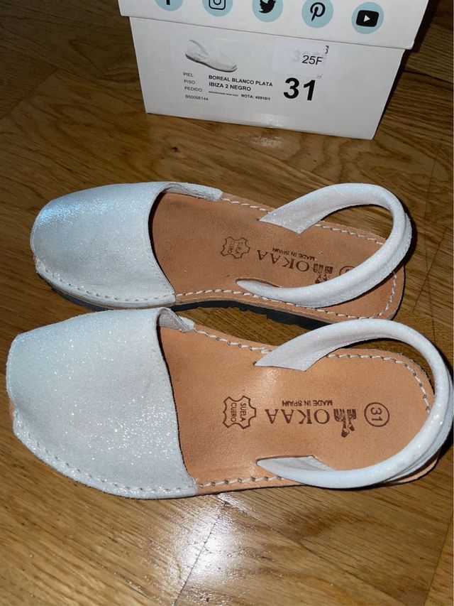 Sandalias OKAA niña 31 - Piel