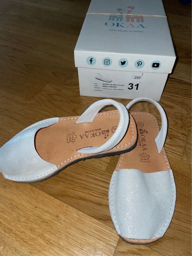 Sandalias OKAA niña 31 - Piel