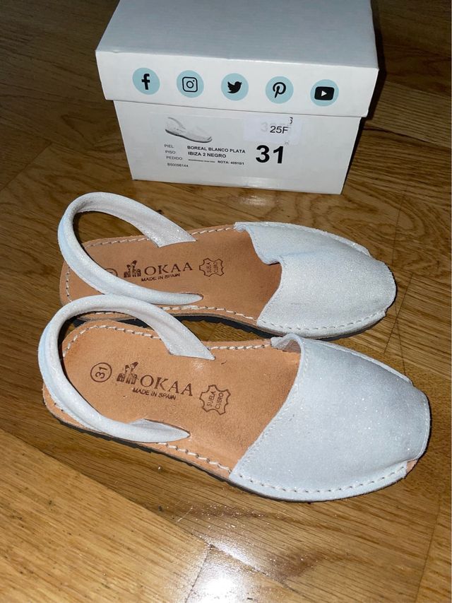 Sandalias OKAA niña 31 - Piel