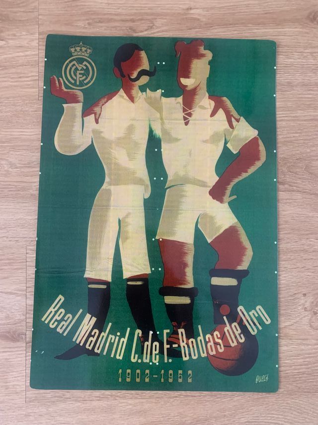 Real Madrid póster vintage