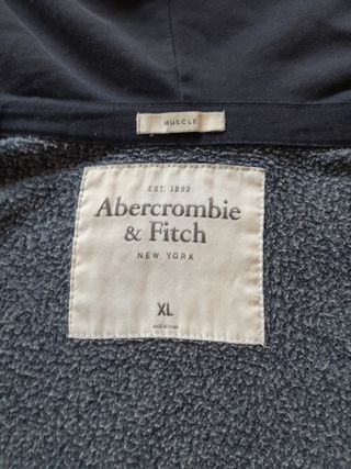 Chaqueta Abercrombie & Fitch gris