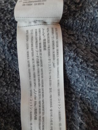 Chaqueta Abercrombie & Fitch gris