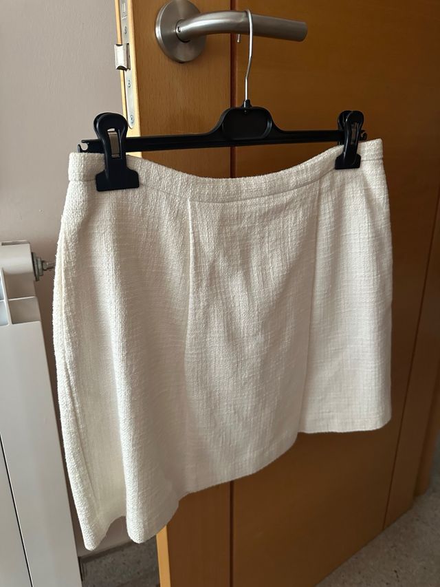 Mini Falda Naf Naf blanca