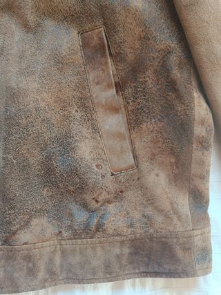 Chaqueta piel Zara