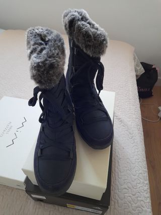Botines invierno azul marino 37/38