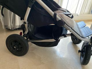 Mountain Buggy Duet gemelar rosa