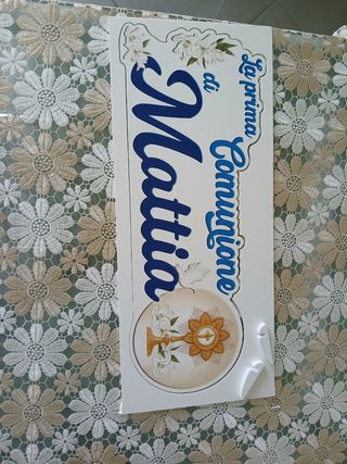 Segnaposto Prima Comunione, usato solo una volta