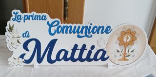 Segnaposto Prima Comunione, usato solo una volta