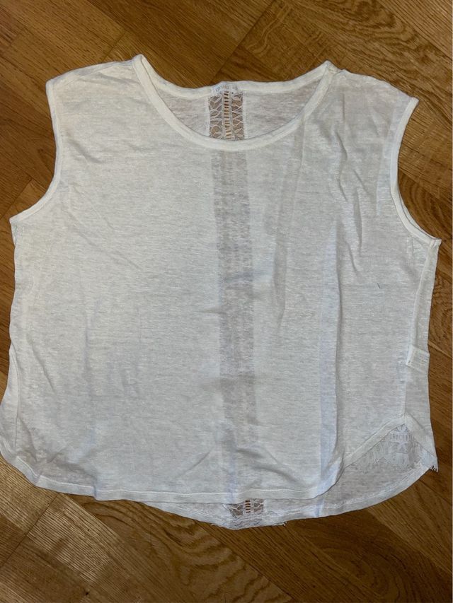 OYSHO - Camiseta blanca talla S