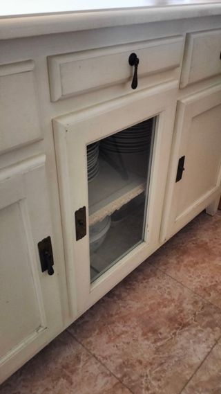 Mueble aparador vintage blanco