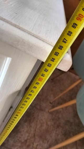 Mueble aparador vintage blanco