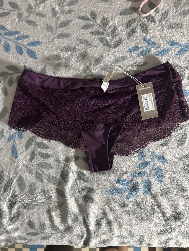 Braguita encaje Goldenpoint - morada