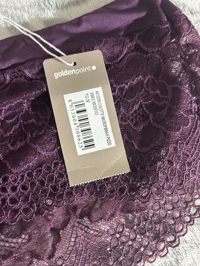 Braguita encaje Goldenpoint - morada