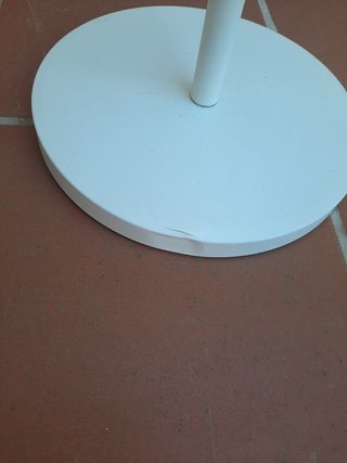 Perchero/galan blanco metal