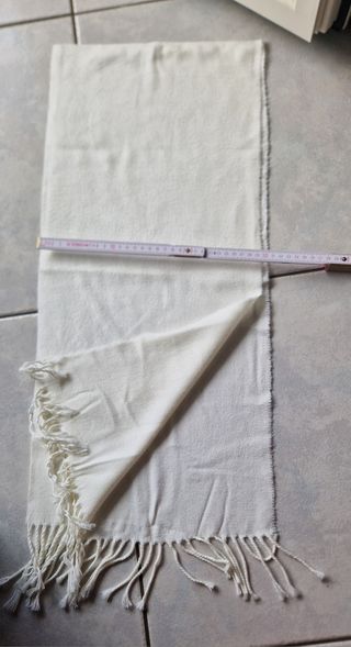 Sciarpa bianca per bambino o bambina