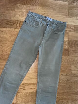 Pantalones Zara - Talla S - Verde Oliva