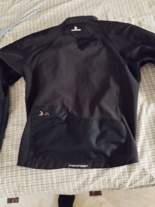 Chaqueta ciclismo Rockrider negra
