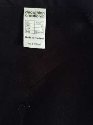 Chaqueta ciclismo Rockrider negra