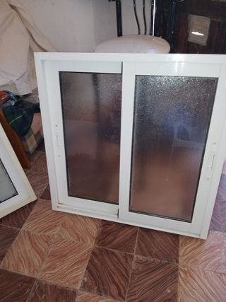 2 Ventanas aluminio correderas