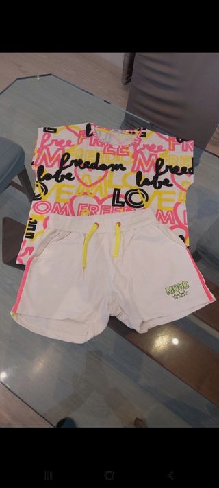 Completo Melby bimba - maglia e shorts x teen ager